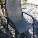 Aluminium framed chair 4 with Textaline sling