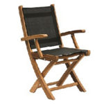 Wooden framed outdoor furniture slings
