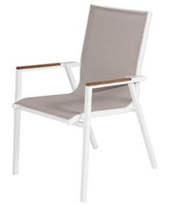 aluminium framed chair